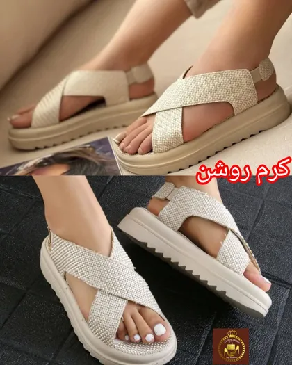 صندل طبی کنفی اسپرت تابستانه زنانه رکابدار