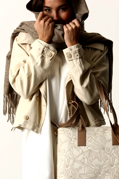 کت کتان آستین رگلان زنانه