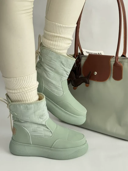 نیم بوت پشت بندی کاپشنی 2367