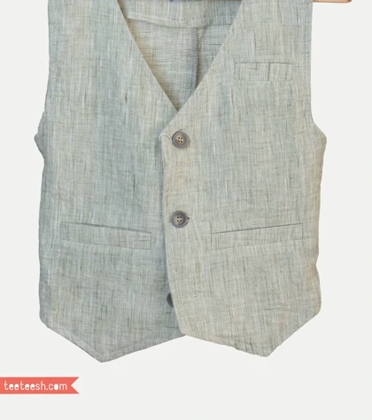 ست جلیقه شلوارک سبز