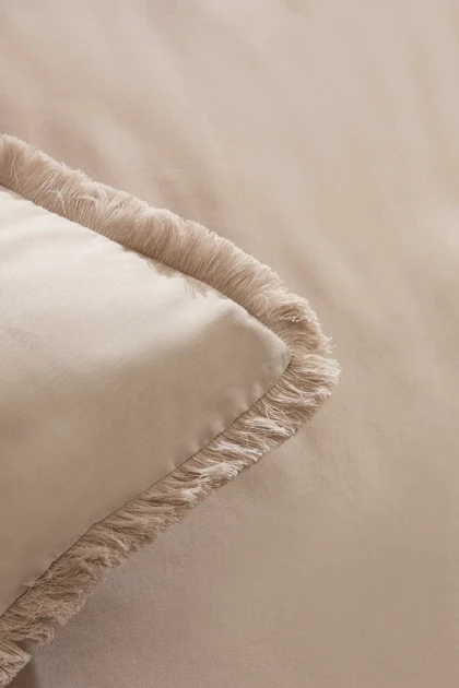 سرویس روتختی دو نفره Karaca Home مدل Ella Krep پنبه - بژ
