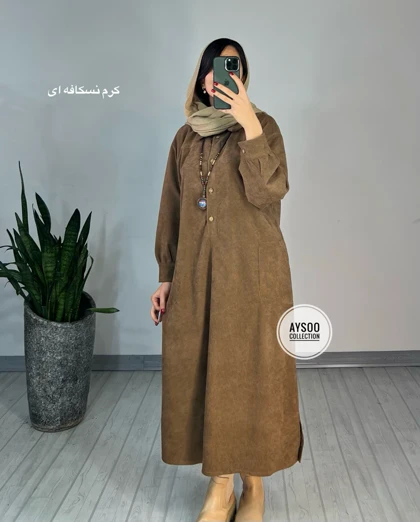 پیراهن مانتویی صنم