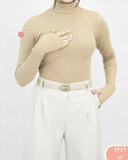 بلوز یقه اسکی9472