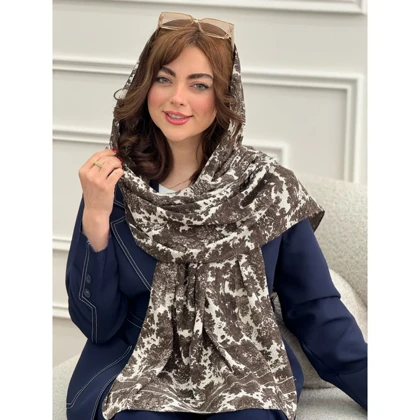 شال پلیسه نخی شاین دیور جنگلی