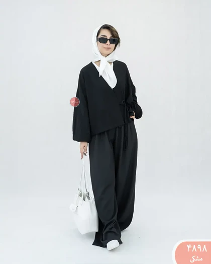 شومیز جلو بندی 4898