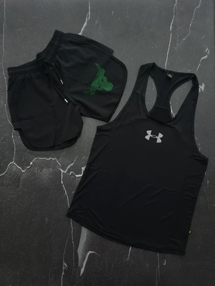 ست رکابی و شلوارک آندرآرمور با 6 رنگ