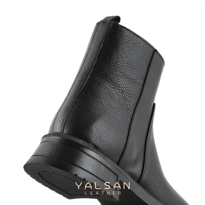 نیم بوت زنانه چرم یلسان مدل لونا کد 688-GN