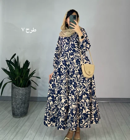 پیراهن طرحدار مزونی 63