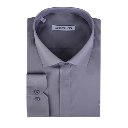 پیراهن رسمی مردانه دوشین طوسی