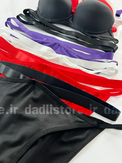 ست شورت و سوتین اسفنجی فنر دار فانتزی