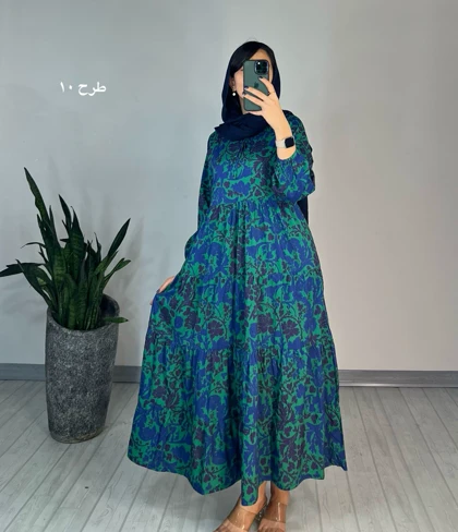 پیراهن طرحدار مزونی38