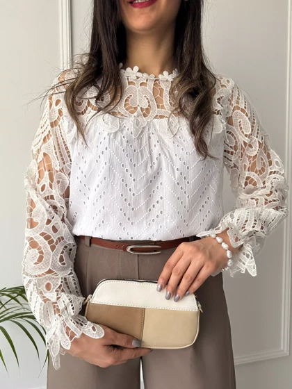 شومیز خامه دوزی گلسا