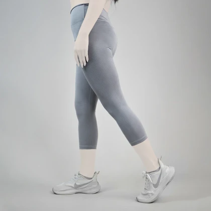 نیم لگ ورزشی زنانه الو مدل NM-4K1043 طوسی روشن