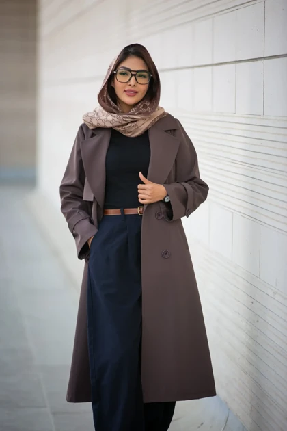 بارانی زنانه بلند کلارا New