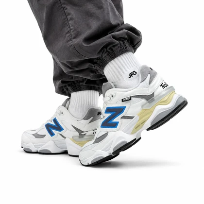 کفش کتانی زنانه مدل نیوبالانس 9060 سفید طوسی آبی New Balance 9060