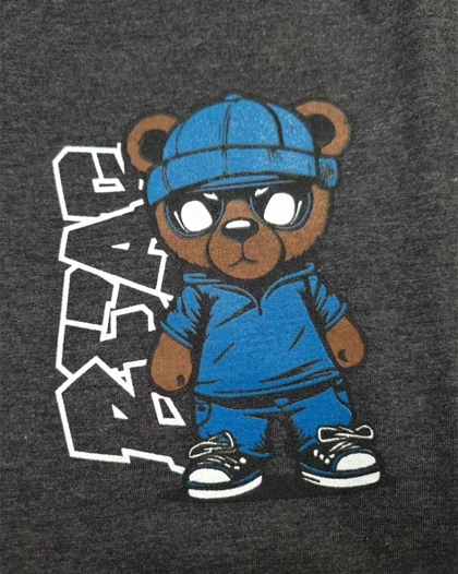 ست راحتی پسرانه تدی کاربنی برند سیلکا