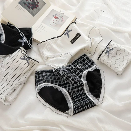 شورت سیاه سفید طرح beautiful