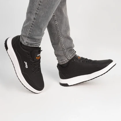 کفش اسپرت مردانه مشکی مدل jeep