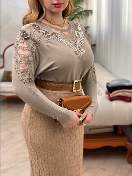 بلوز بافت لاوین 3547