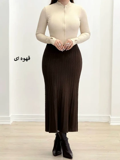 7570-دامن بافت کد 515