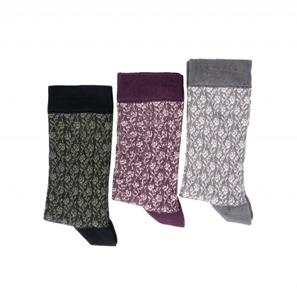 جوراب ساق بلند طرحدار زنانه wo4070