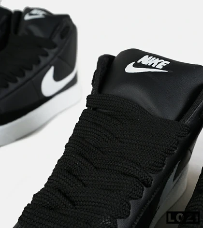 کفش کتانی ساق‌دار مردانه و زنانه مشکی سفید Nike Blazer Low 77 مدل 7465