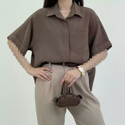 شومیز زنانه سیلک شیک و مدرن