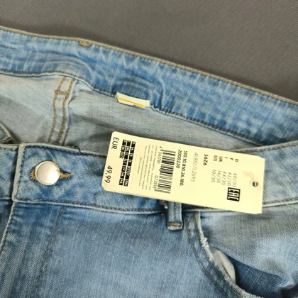 🧡 SIZE 48 ta 50 شلوار جین یونیسکس اورجینال برند معتبر LINDEX امریکا مدل MADONNA