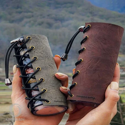 جا ادویه کاور چرم 5 طبقه لیمو کمپ