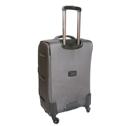 مجموعه سه عددی چمدان پیر کاردین مدل P9090-3 رنگ طوسی به همراه کاور پیرکاردین