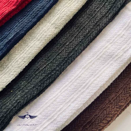 جوراب بلند تا زانو بافت گندمی پاتیک