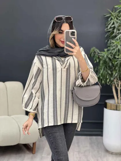مانتو جلو بسته آروشا