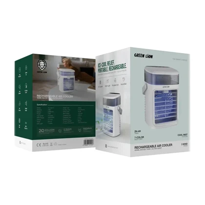 کولر رومیزی شارژی گرین لاین مدل GL-AC12 ظرفیت 0.4 لیتر