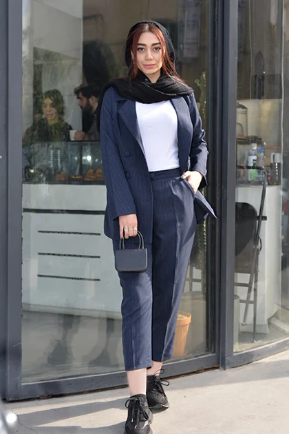 خرید عمده کت و شلوار زنانه پارچه دیپلمات قیمت عمده 540 تومن