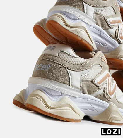 کفش کتانی زنانه کرم گلبهی NEW BALANCE 9060