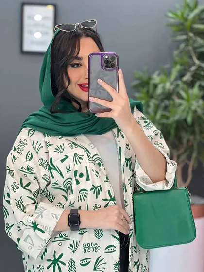 شومیز طرحدار سنتی