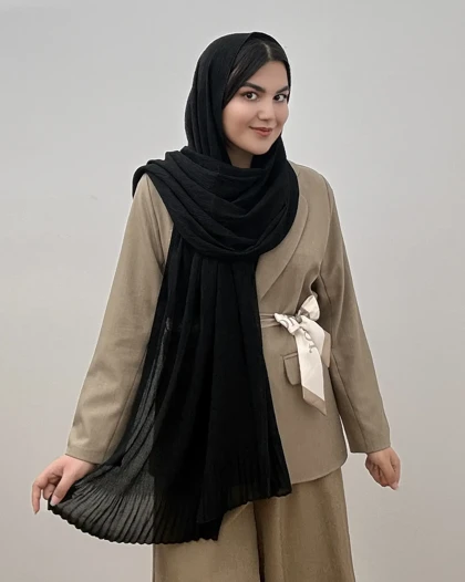 شال دنیز چین‌دار