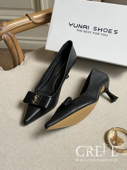 کفش پاپیونی ysl پاشنه 6 سانت
