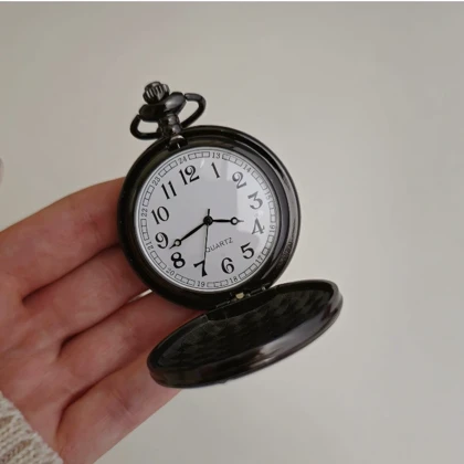 گردنبند ساعتی مدل بتمن/ ساده/ اسکلتی