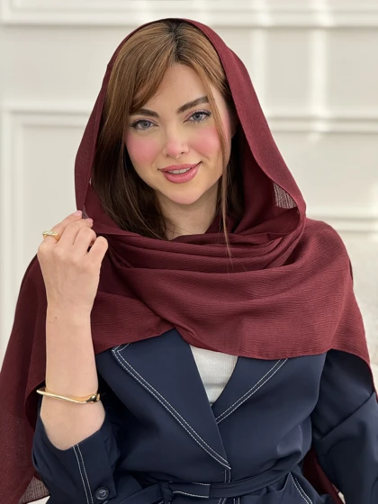 شال نخی ساده درختی