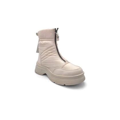 کفش نیم بوت زنانه کاپشنی جلو زیپ مدل 0116_Boots