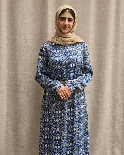 پیراهن سامینا کاربنی
