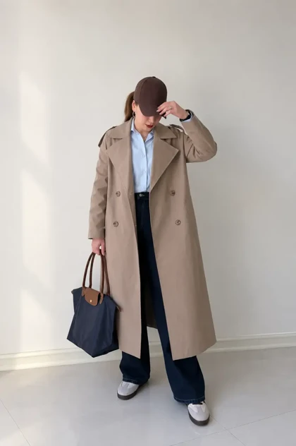 بارانی زنانه میندی (Mindy)5634 سین استایل