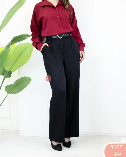 شلوار بگ برش‌دار 9133