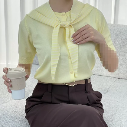 بلوز بافت کلاه دار 1007874