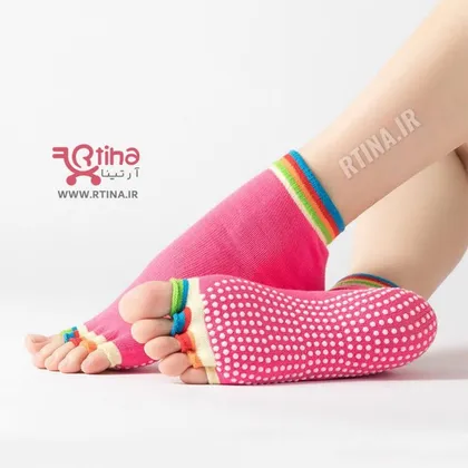 جوراب انگشتی یوگا_پیلاتس مدل hengju