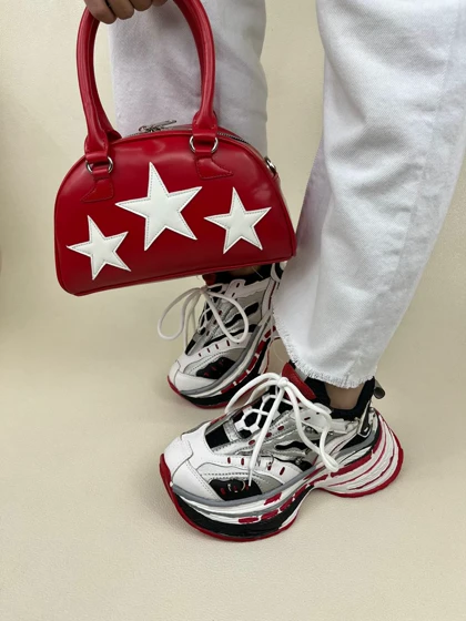 کتانی زنانه بالنسیاگا پرسینگ لژ دار balenciaga کد 1240
