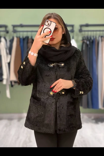 پالتو پوست یقه گرد