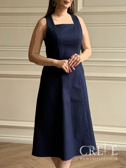 سارافون جین یقه خشتی