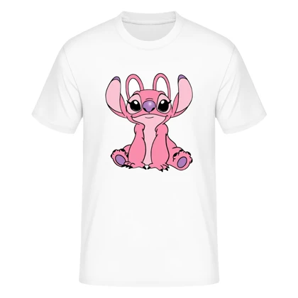 ست تیشرت دو نفره کاپلی طرح استیچ stich کد 2